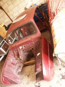 Caisse Renault R4 4L R1120 1967